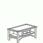 Стол журнальный флоренция 670