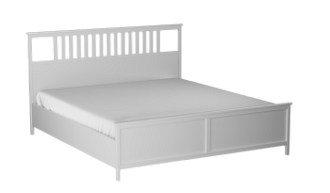 Кровать 1800 NEW, Фрея (1900*2092*1104) Белый
